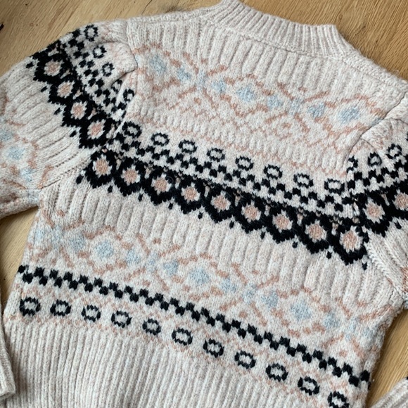 ASTR the Label Maria Sweater in Ivory Black Multi - Picture 8 of 11